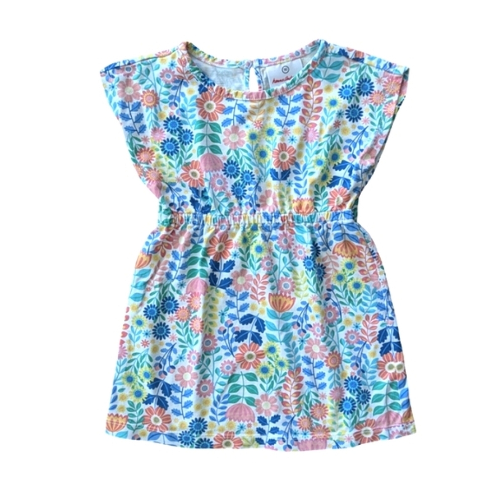 Hanna Andersson Floral Dress - Size 90/3T